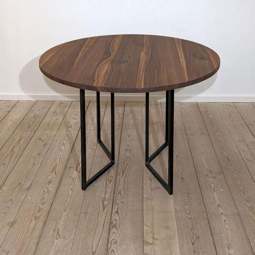 Tisch Orbis, am. Nussbaum, D 100 cm